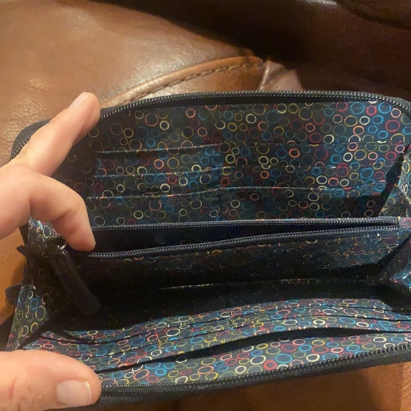 Fossil Black Leather Wallet - Picture 2 of 3